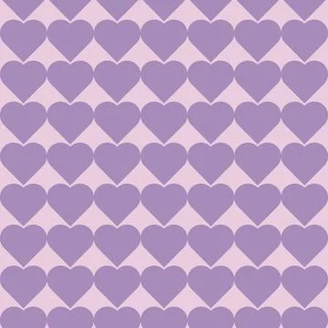Bold hearts grid seamless pattern. Cute net repeating hearts vector illustr.. 스톡 일러스트
