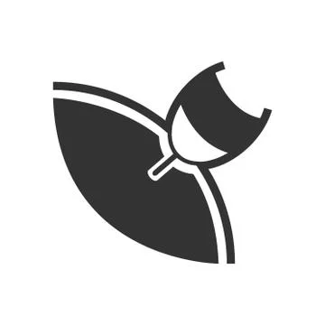Bold Icon Bee sting therapy icon Stock Illustration
