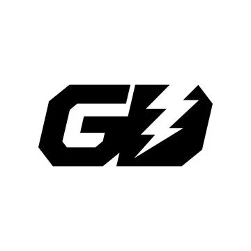 Bold initial GD Letter logo graphic design vector concept illustrations Stock Illustration