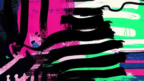 Bold Ink Brush Grunge Overlay Background Seamless Loop Stock-Footage 328313296
