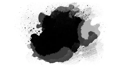 Bold Ink Brush Stroke Flow Animation | Stock Video | Pond5