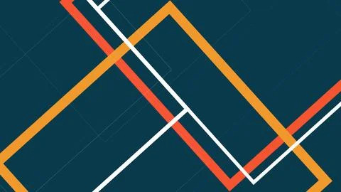 Bold intersecting lines form a contemporary geometric composition in deep t.. Stock Illustration