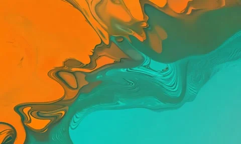 A bold orange and teal gradient Stock Footage 304565465
