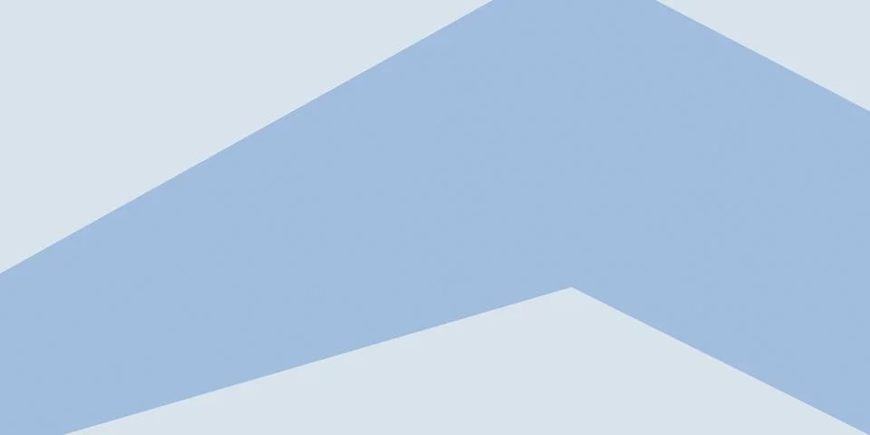 A bold powder blue angular form spans a pale gray field, creating a crisp m.. Stock Illustration