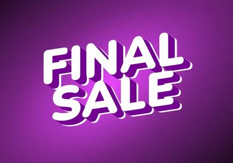 A bold purple gradient background with a white, chunky 3D styled text readi.. Stock Illustration