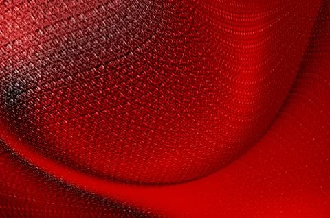 Bold Red Abstract Texture With Curved Surface and Dramatic Wave Pattern for.. 库存插图