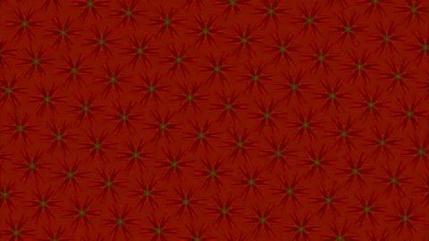 Bold red geometric star pattern fabric. Intricate woven textile with deep Stock Illustration