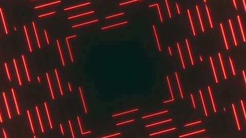 Bold red lines on sleek black surface futuristic web background or modern design 動画素材 303538925