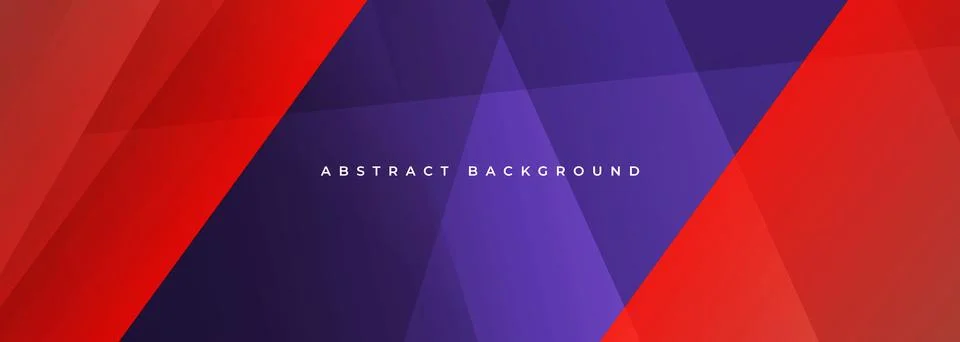Bold red purple diagonal composition, abstract background with layered geometric Stock Illustration