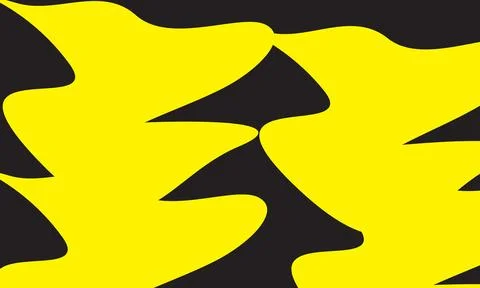 Bold Seamless Abstract Pattern Background with High Contrast Black and Yell.. 스톡 일러스트