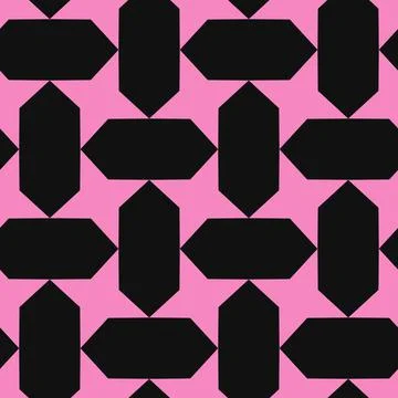 Bold seamless pattern. Repeating geometric elements. Abstract vector backgrou イラスト素材