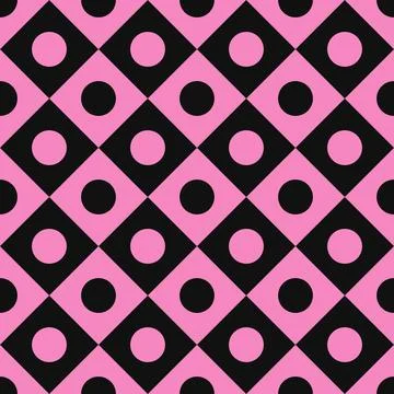 Bold seamless pattern. Repeating geometric elements. Abstract vector backgrou イラスト素材