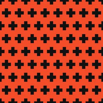 Bold seamless pattern. Repeating geometric elements. Abstract vector backgrou イラスト素材