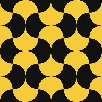 Bold seamless pattern. Repeating geometric elements. Abstract vector backgrou Stock Illustration