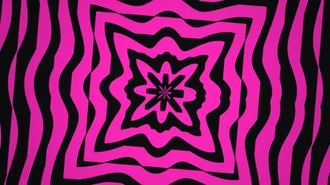Bold shapes and patterns with vivid pink and black colors Stock Footage 339432374