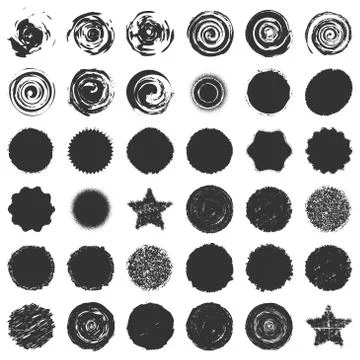 Bold Stamps Bundle Stock Illustration