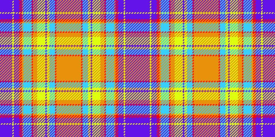 Bold tartan pattern, vibrant colors. Perfect for backgrounds, textiles, or de 스톡 일러스트