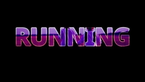 Bold text overlay featuring motion graphics with vibrant purple gradient Vídeos de archivo 344634936