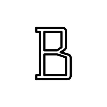 Bold text sign icon. Element of minimalistic icons for mobile concept and web Stock Illustration