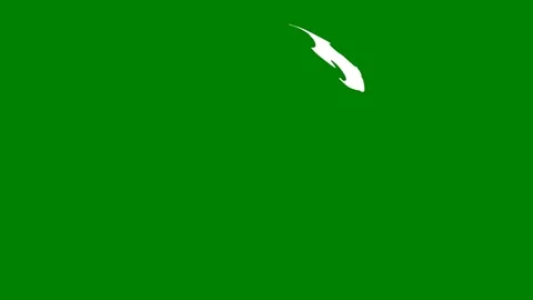 A bold transition with sweeping light effects on green screen perfect Video stock 301387000