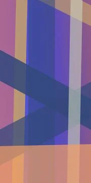 Bold translucent rectangles and diagonal shapes overlap in indigo, magenta,.. Stockillustratie