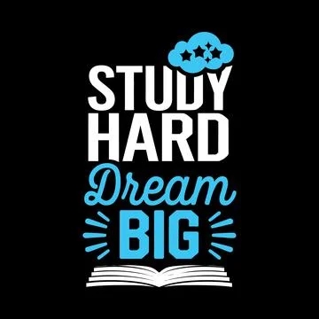 Bold Typography Design for Students Ready to Achieve Success Stock Illustration