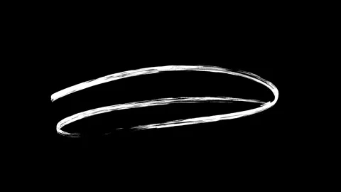 Bold white brush stroke texture, expressive minimal design Video stock 333441970