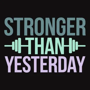 Bold Workout Typography for Those Who Never Give Up on Fitness Goals Stock Illustration