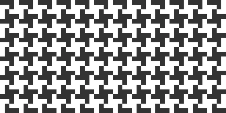 Bold Woven Grid Seamless Vector Pattern Illustrazione stock