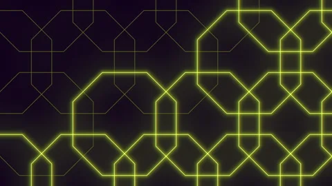 Bold yellow line pattern on black background versatile design element Stock Footage 300785885