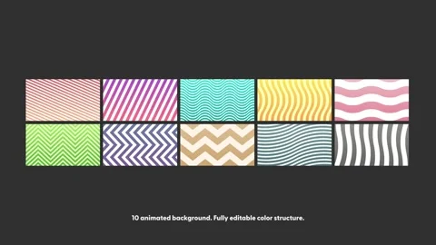 Bold Zıgzag Backgrounds 스톡 After Effects