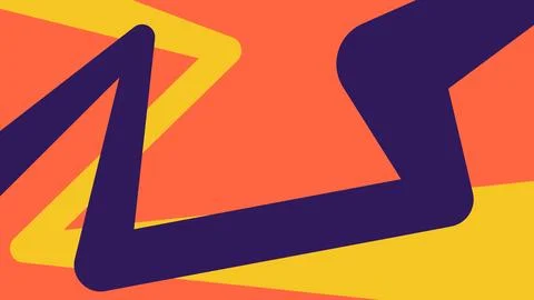 Bold zigzag motion background Stock Illustration