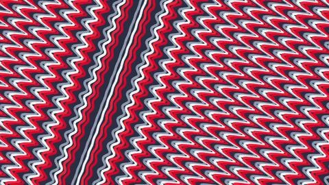 Bold zigzag stripes in red, white, and navy create a dynamic abstract textile Иллюстрация