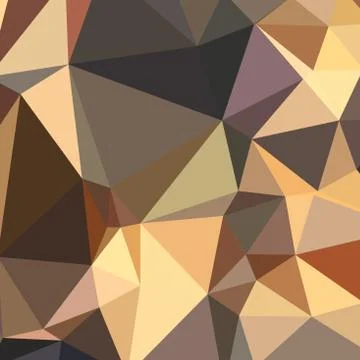 Bole Brown Abstract Low Polygon Background Stock Illustration