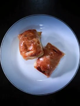 Bolen bread is a typical Indonesian bread that has a crunchy layer Stock Photos
