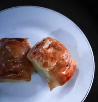 Bolen bread is a typical Indonesian bread that has a crunchy layer Stock Photos