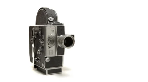 Bolex 16mm Film Camera Full SHot Stock Video Pond5