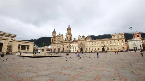 Bolivar Square Stock Footage 82411741