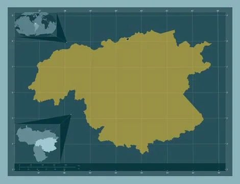 Bolivar, Venezuela. Solid color shape Stock Illustration