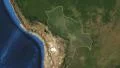 Bolivia. 3d earth in space - zoom in on Bolivia contoured 4k 4k or 4k+ Resolution