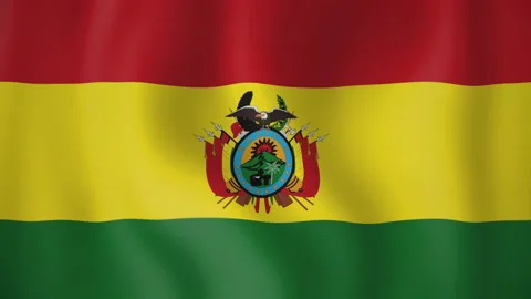 Bolivia animated flag. Seamless loop. 4K Stock Footage 145427633