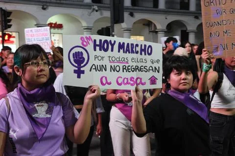 Bolivia announces system to detect risks and curb genderbased violence, Santa Cr Stock Photos