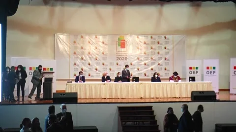 Bolivia closes an extensive electoral process with proclamation of the triumph o Stock Footage 203978801