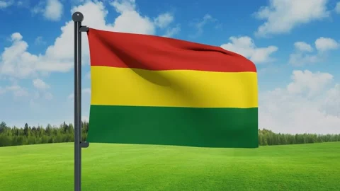 Bolivia Flag Video stock 151861820