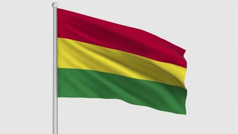 Bolivia Flag Video stock 211472827