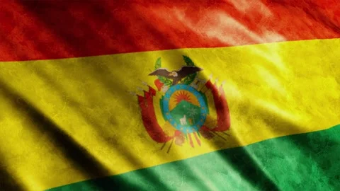 Bolivia Flag Grunge Stock Footage 249036175