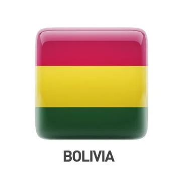 Bolivia Flag Icon Stock Illustration
