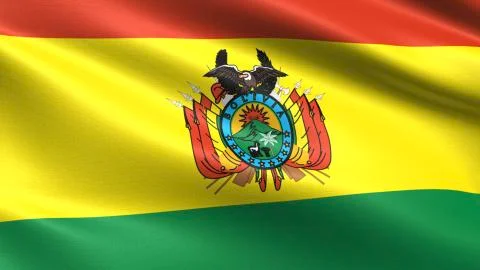 Bolivia Flag Stockillustratie
