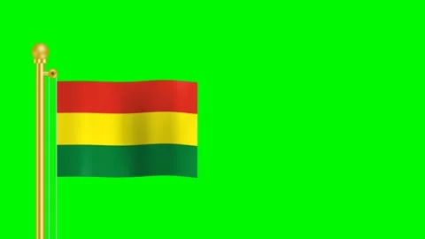 Bolivia flag illustration 스톡 동영상 197558590
