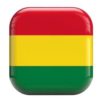 Bolivia flag image icon Stock Illustration